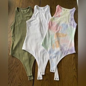 Trio of bodysuits